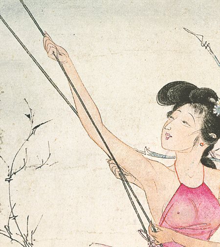 宁乡-胡也佛的仕女画和最知名的金瓶梅秘戏图